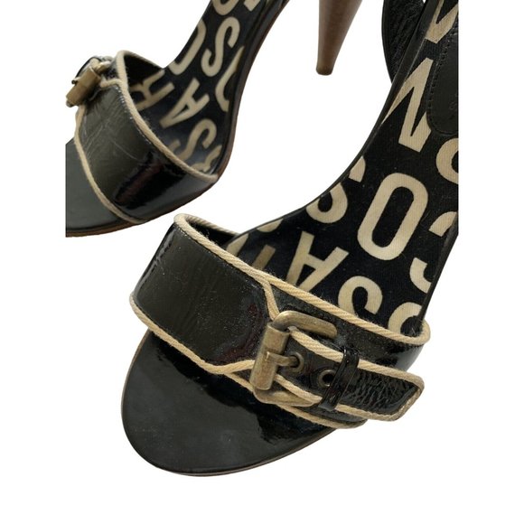 Marc By Marc Jacobs Shoes 39.5 Ankle Strap Heel Sandal Open Toe Italy Black 6781 - Picture 3 of 9